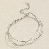 Simple Style Solid Color Copper Wholesale Anklet main image 3