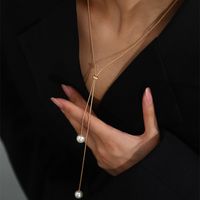 Simple Style Solid Color Plastic Copper Women's Choker sku image 1