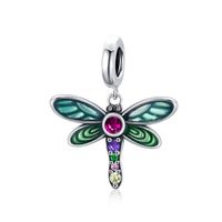 Elegant Lady Animal Bee Dragonfly Zircon Sterling Silver Wholesale Jewelry Accessories sku image 3