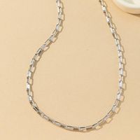 Simple Style Solid Color Stainless Steel Plating Gold Plated Men's Necklace sku image 6