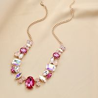 Vintage Style Oval Water Droplets Arylic Women's Necklace main image 7