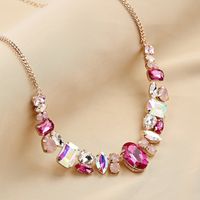Vintage Style Oval Water Droplets Arylic Women's Necklace main image 6