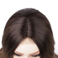 Women's Chemical Fiber High-temperature Fiber Natural Long Curly Hair Fashion Wig Khaki Wig Wigs main image 4