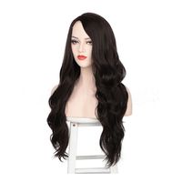 Women's Elegant Sweet Masquerade Party Cosplay Chemical Fiber High Temperature Wire Side Points Long Curly Hair Wigs main image 5