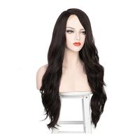 Women's Elegant Sweet Masquerade Party Cosplay Chemical Fiber High Temperature Wire Side Points Long Curly Hair Wigs main image 6