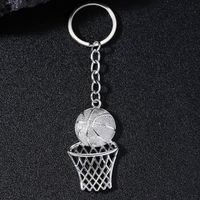 Hip-hop Retro Basketball Alloy Plating Gold Plated Keychain main image 5