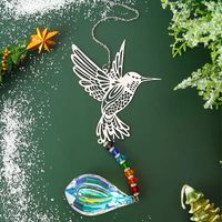 Streetwear Bird Stainless Steel Crystal Holiday Decorative Props main image 4