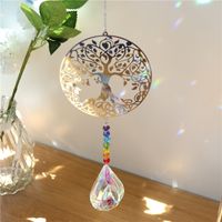 Pastoral Butterfly Snowflake Crystal Pendant Artificial Decorations main image 3