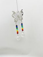 Retro Pastoral Simple Style Butterfly Stainless Steel Pendant main image 3
