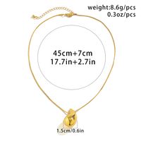 Simple Style Water Droplets Alloy Plating Women's Earrings Necklace main image 5