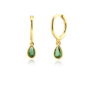 1 Pair Sweet Water Droplets Plating Inlay Copper Zircon Drop Earrings sku image 3