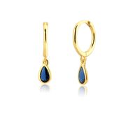 1 Paire Sucré Les Gouttelettes D'eau Placage Incruster Le Cuivre Zircon Boucles D'oreilles sku image 7