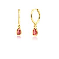 1 Pair Sweet Water Droplets Plating Inlay Copper Zircon Drop Earrings sku image 9