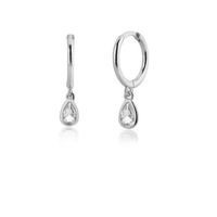 1 Pair Sweet Water Droplets Plating Inlay Copper Zircon Drop Earrings sku image 2