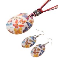 Simple Style Heart Shape Shell Patchwork Women's Pendant Necklace main image 3
