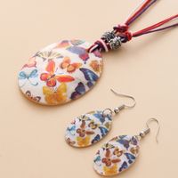 Simple Style Heart Shape Shell Patchwork Women's Pendant Necklace sku image 4
