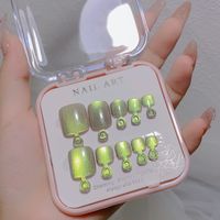 Casual Solid Color Abs Nail Patches 1 Set sku image 5