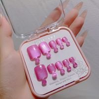 Casual Solid Color Abs Nail Patches 1 Set sku image 3