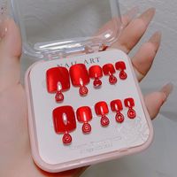 Casual Solid Color Abs Nail Patches 1 Set sku image 6