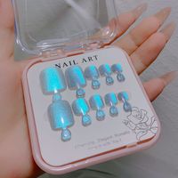 Casual Solid Color Abs Nail Patches 1 Set sku image 2