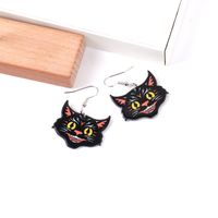 1 Pair Funny Cat Arylic Drop Earrings main image 3