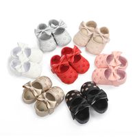 Women's Casual Heart Shape Bow Knot Round Toe Toddler Shoes main image 3
