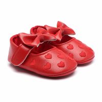 Women's Casual Heart Shape Bow Knot Round Toe Toddler Shoes sku image 4