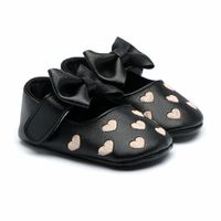 Women's Casual Heart Shape Bow Knot Round Toe Toddler Shoes sku image 7
