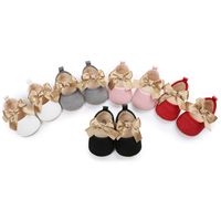 Women's Casual Printing Bowknot Round Toe Toddler Shoes main image 4