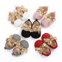 Women's Casual Printing Bowknot Round Toe Toddler Shoes main image 2