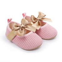 Women's Casual Printing Bowknot Round Toe Toddler Shoes sku image 10