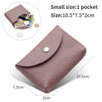 Women's Stripe Leather Hidden Buckle Wallets sku image 6