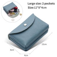 Women's Stripe Leather Hidden Buckle Wallets sku image 10