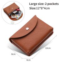 Women's Stripe Leather Hidden Buckle Wallets sku image 9