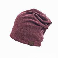 Unisex Streetwear Solid Color Patch Eaveless Beanie Hat sku image 4