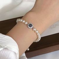 Elegant Glam Luxurious Geometric Imitation Pearl Plating Women's Bracelets main image 3