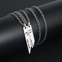 Casual Letter Stainless Steel Handmade Necklace main image 2