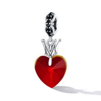Casual Handmade Novelty Animal Heart Shape Zircon Sterling Silver Wholesale Jewelry Accessories sku image 1