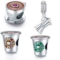 Casual Handmade Novelty Cup Zircon Sterling Silver Wholesale Jewelry Accessories main image 1