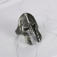 Punk Skull 304 Stainless Steel Men'S Wide Band Rings sku image 3