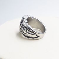 Punk Cross 304 Stainless Steel Men'S Wide Band Rings main image 3