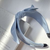 Women's Sweet Bow Knot Pu Leather Hair Band main image 3