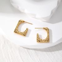 1 Paar Vintage-stil Einfacher Stil Klassischer Stil Geometrisch Rostfreier Stahl Ohrringe main image 2
