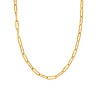 Einfacher Stil Einfarbig Titan Stahl Überzug Halskette 1 Stück sku image 2