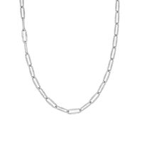 Einfacher Stil Einfarbig Titan Stahl Überzug Halskette 1 Stück sku image 1