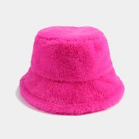 Women's Elegant Basic Solid Color Flat Eaves Bucket Hat sku image 15