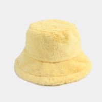 Frau Elegant Basic Einfarbig Flache Traufen Bucket Hat sku image 14