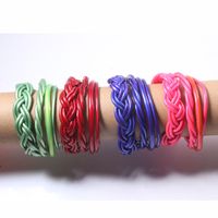 Simple Style Solid Color Silica Gel Women's Wristband main image 5