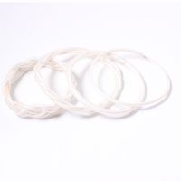 Simple Style Solid Color Silica Gel Women's Wristband sku image 1