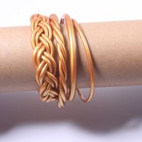 Simple Style Solid Color Silica Gel Women's Wristband sku image 9